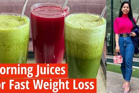 3 Healthy Morning Juices For Weight Loss, Glowing Skin & Digestion - Morning Routine | Fat to..
