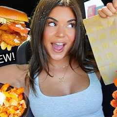 Eating NEW Fast Food Menu Items.. (DELICIOUS!)