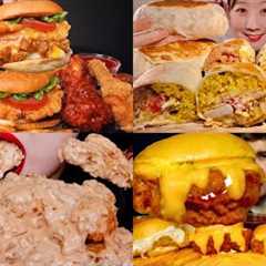ASMR Fast Food Mukbang Compilation 37 | Fast Food Asmr | Satisfying eating sounds