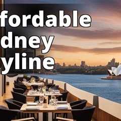 Budget-Friendly Eats: Cheap Restaurants with Sydney Views