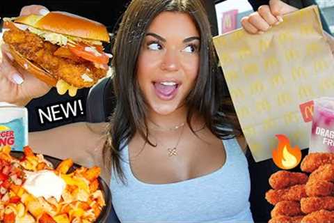 Eating NEW Fast Food Menu Items.. (DELICIOUS!)