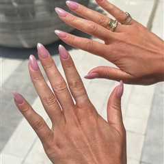 Embracing the Pink Jelly Glaze Trend: My Experience with Hailey Bieber's Signature Manicure