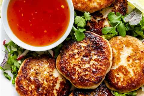 Thai-Style Fish Cakes with Herbal Salad