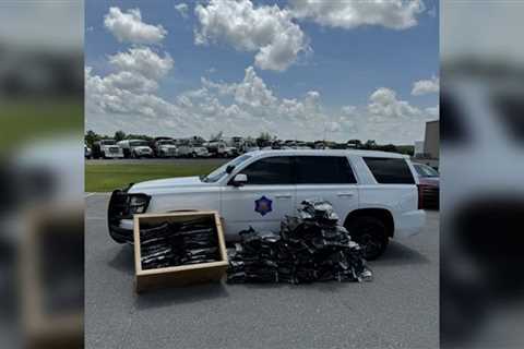 Arkansas State Police seize 120 pounds of illegal marijuana, gun and ammo in…