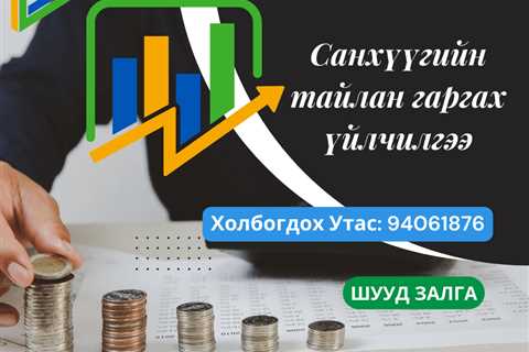 Санхүүгийн тайлан гаргах үйлчилгээ - MMARKET.MN