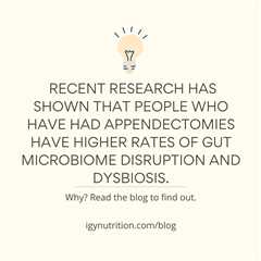 Your Appendix and Your Gut Microbiome