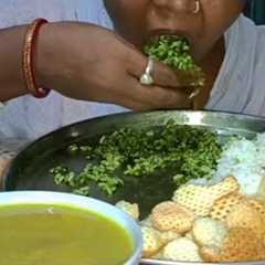 BIGBITES,asmr simple menu||mukbang||indian eating show