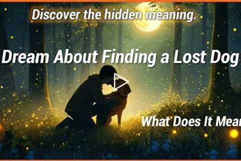 Dream About Lost Dog - Reveal The Hidden Meanings