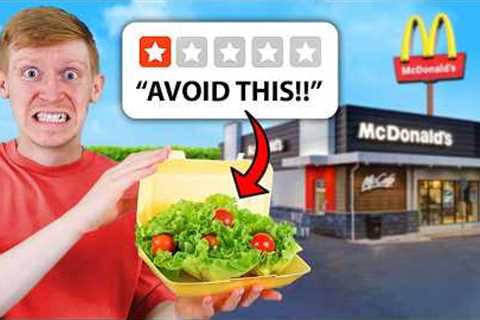 I Tried Every ''HEALTHY'' Fast Food Menu Item