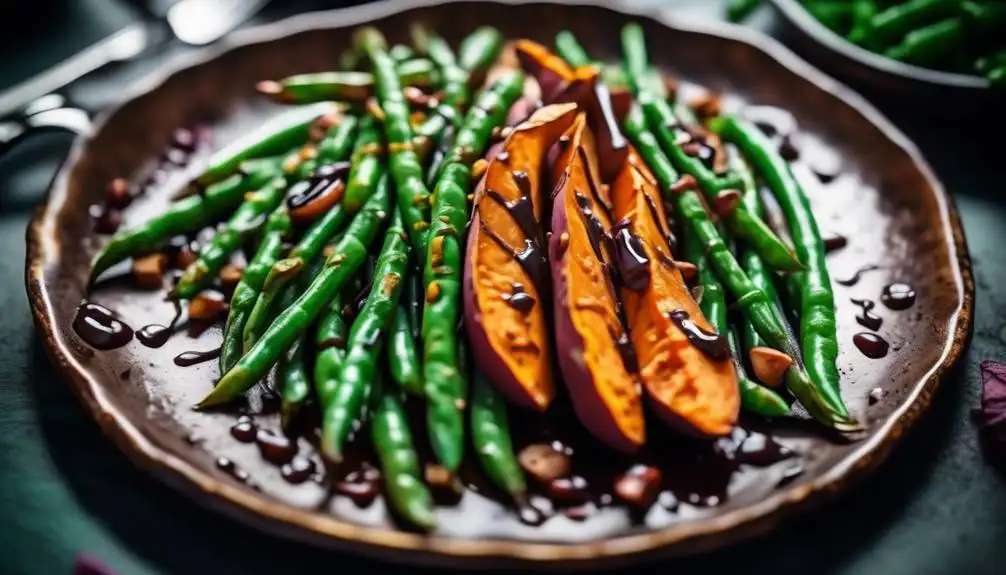 Low Carb Sweet Potato and Green Beans Recipe