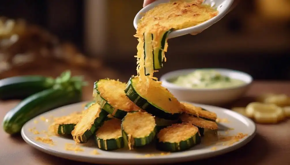 Low Carb Maggianos Fried Zucchini Recipe