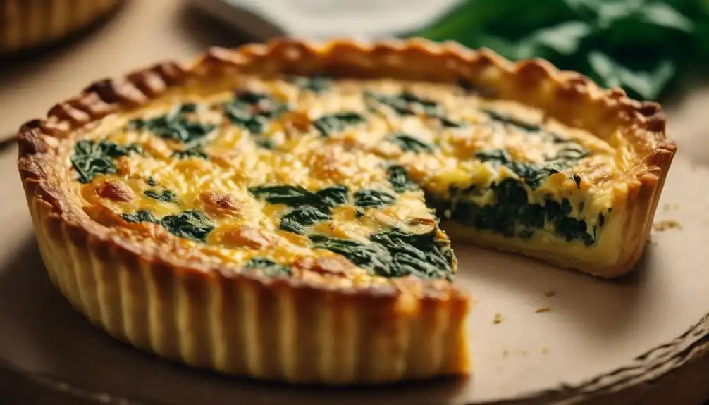 Low Carb Sausage Spinach Quiche Recipe