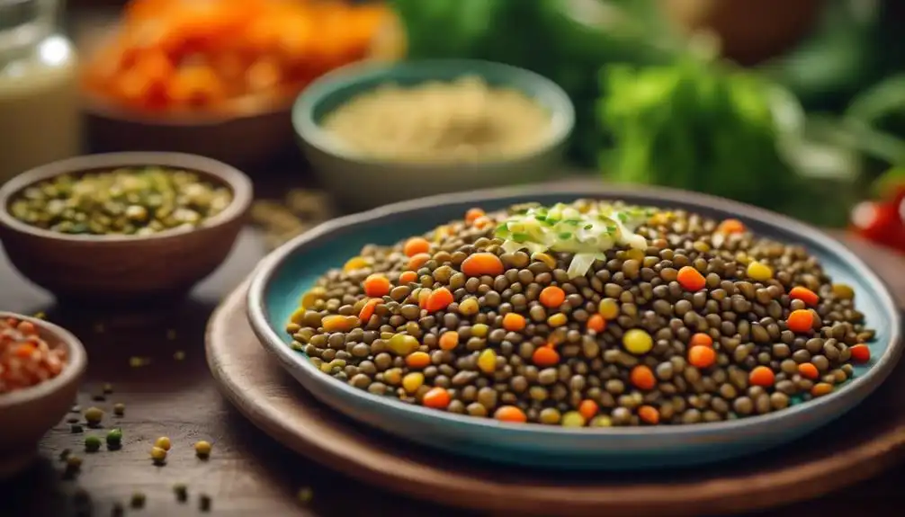 Low Carb Sprouted Lentils Recipe