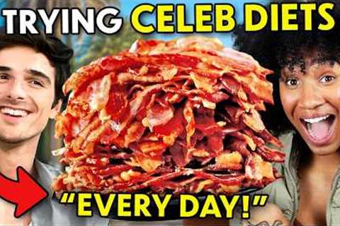 Trying The Craziest Celebrity Diets Of All Time! #2
