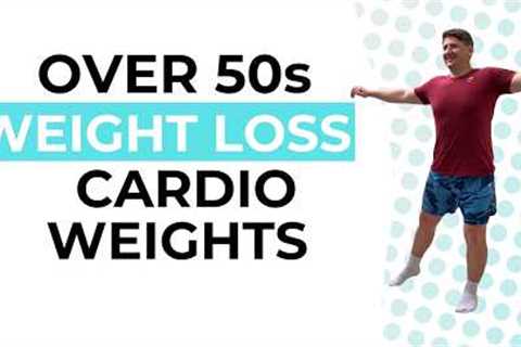 Over 50s Cardio And Weights Exercise To LOSE WEIGHT FAST At Home