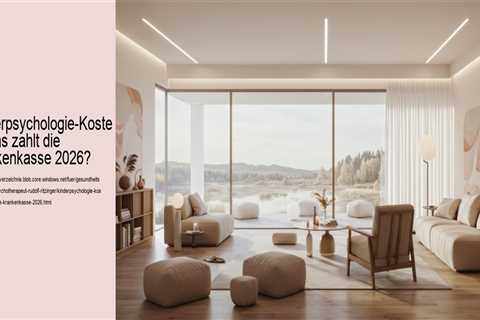 Kinderpsychologie-Kosten: Was zahlt die Krankenkasse 2026?