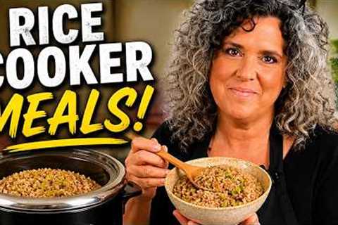 We Cannot Believe How Easy These WFPB Rice Cooker Meals Are!