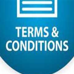 Terms and Conditions